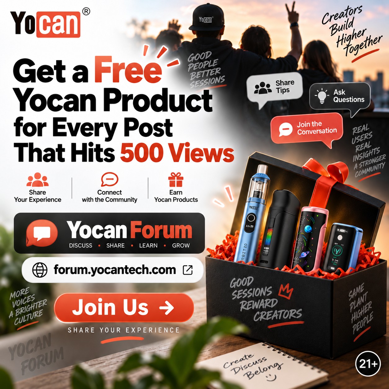 Get a Free Yocan Product for Every Post That Hits 500 Views.jpg